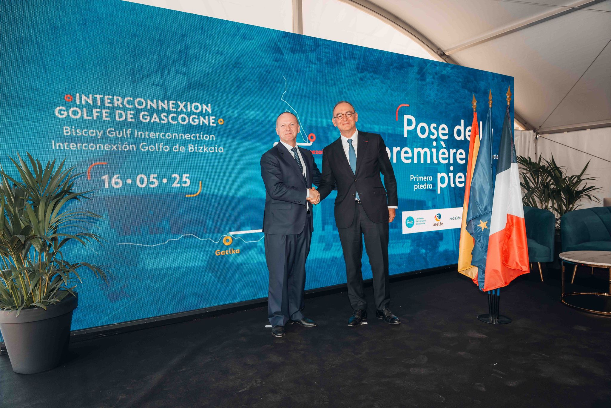 El consejero delegado de Redeia, Roberto García Merino, y el presidente del Consejo de Administración de RTE, Xavier Piechaczyk. El consejero delegado de Redeia, Roberto García Merino, y el presidente del Consejo de Administración de RTE, Xavier Piechaczyk.