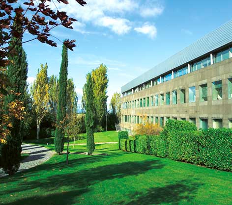 Edificio de la sede social en Madrid.