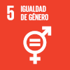 ODS Nº 5: Igualdad de género Imagen correspondiente al Objetivo de Sostenibilidad número 5, Igualdad de género