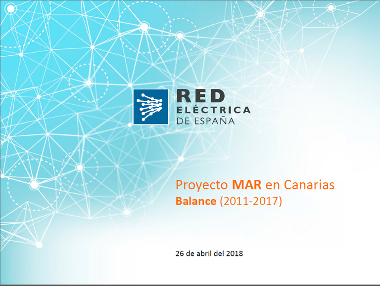 Portada monográfico: Proyecto MAR en Canarias. Balance 2011-2017 Abrir documento en nueva ventana