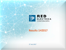 Cover of 1H17 Results Presentation
