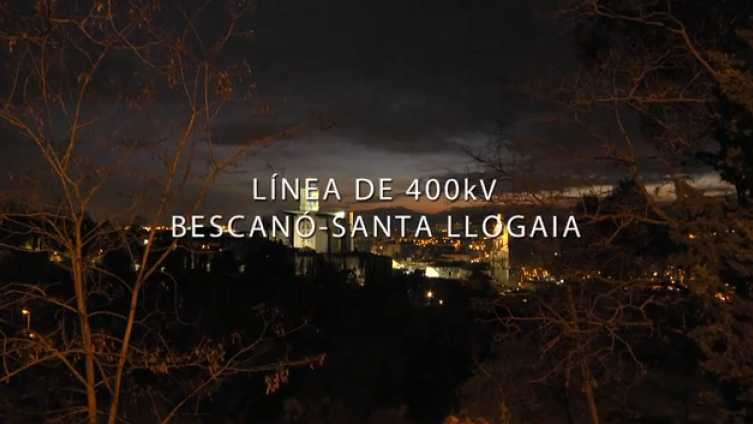 Video Línea de 400kV Bescanó - Santa Llogaia Ir al vídeo