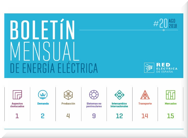 Boletín mensual de agosto 2018