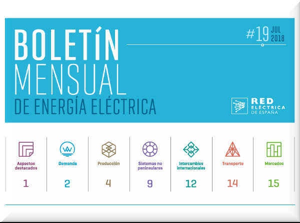 Boletín mensual de julio 2018