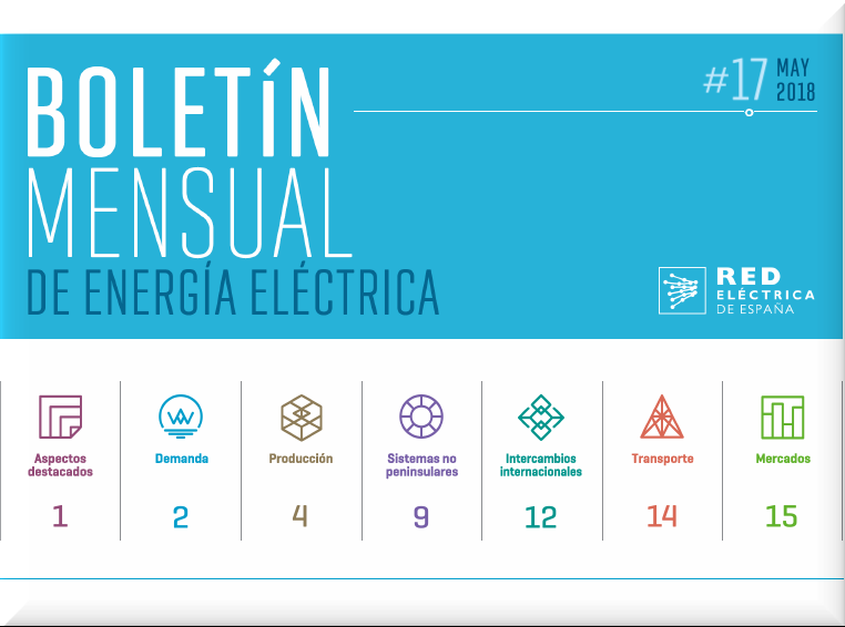 Boletín mensual de mayo 2018