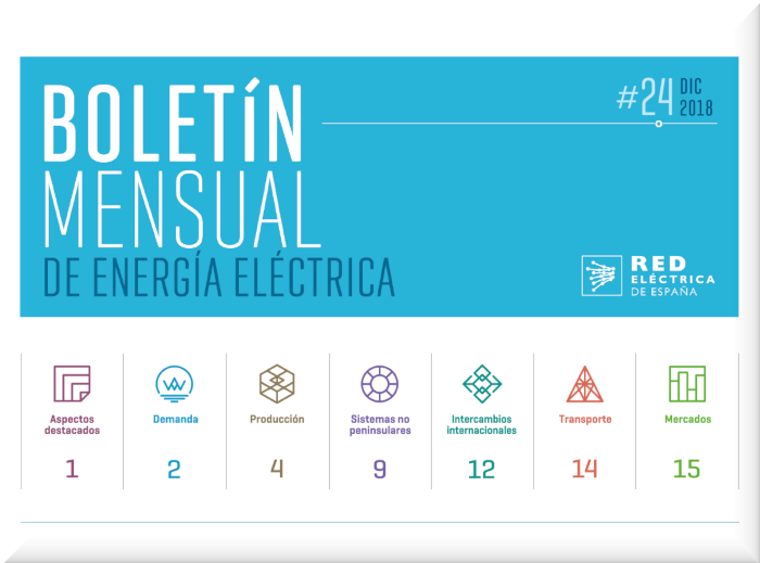 Boletín mensual de diciembre 2018