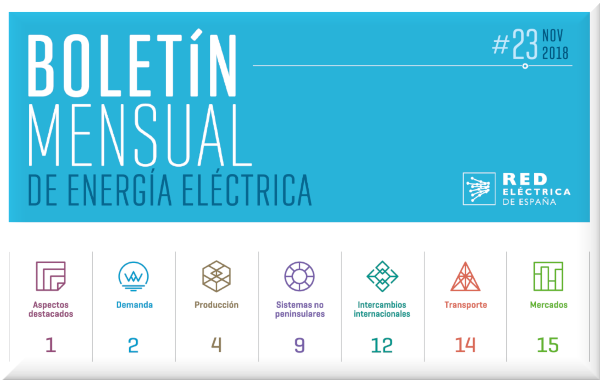 Boletín mensual de noviembre 2018