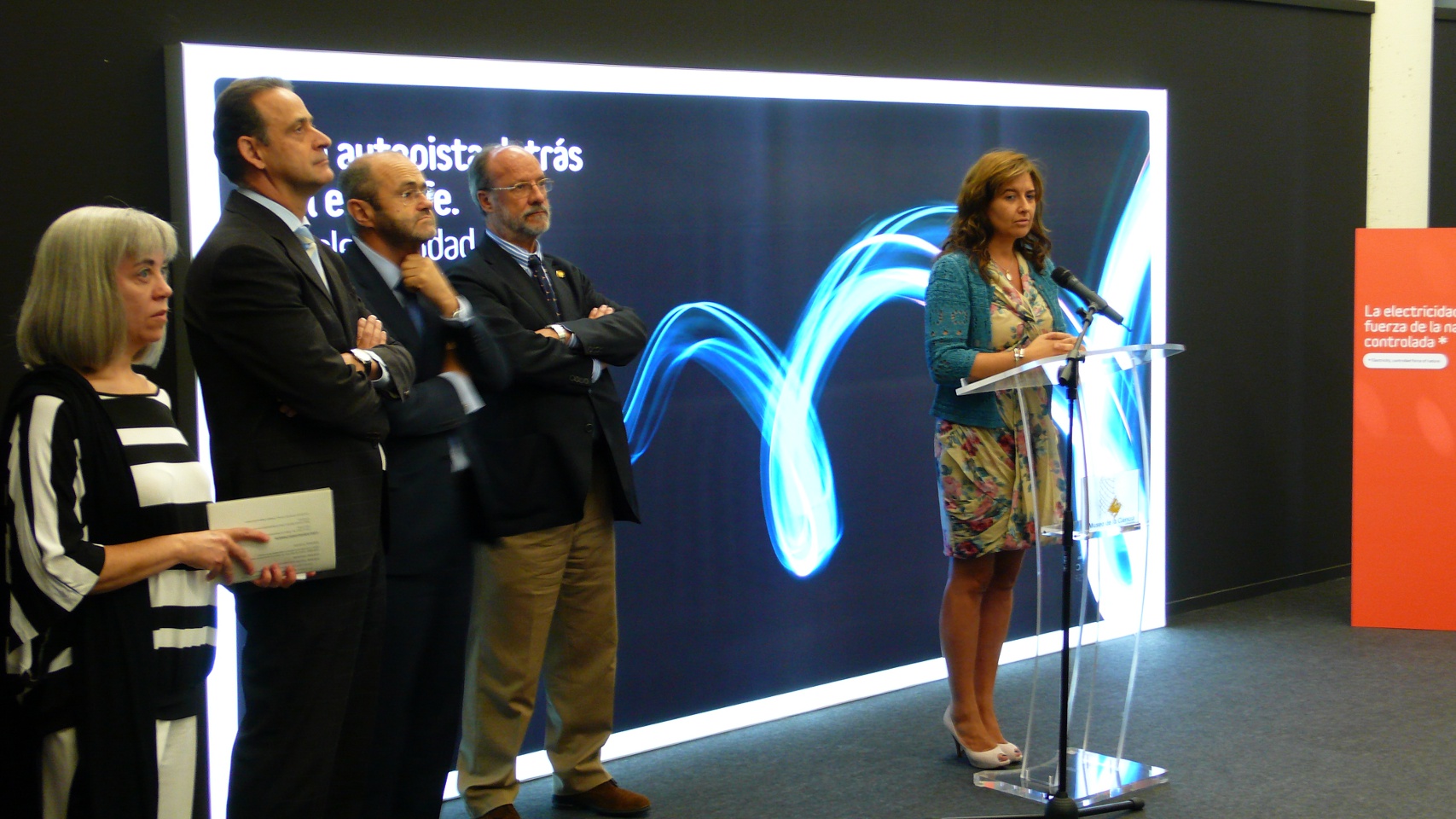 Inauguración de ExpoREE en Valladolid Intervención de la viceconsejera de Economía de la Junta de Castilla y León, Begoña Hernández.