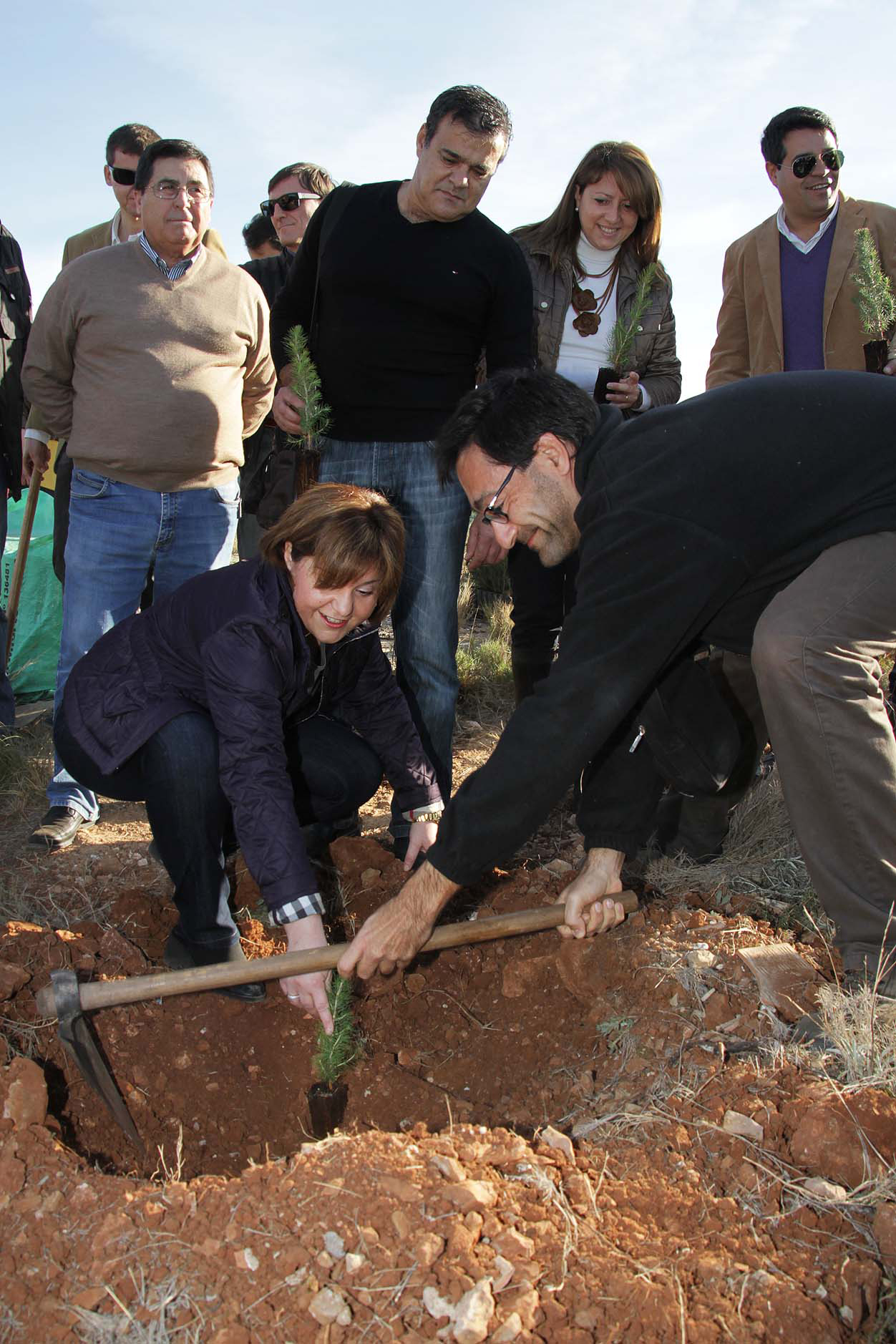 La Consejera de Infraestructuras. Territorio y Medio Ambiente de la Generalitat Valenciana. Isabel Bonig, en la presentación de El Bosque de Red Eléctrica en la sierra de Calderona