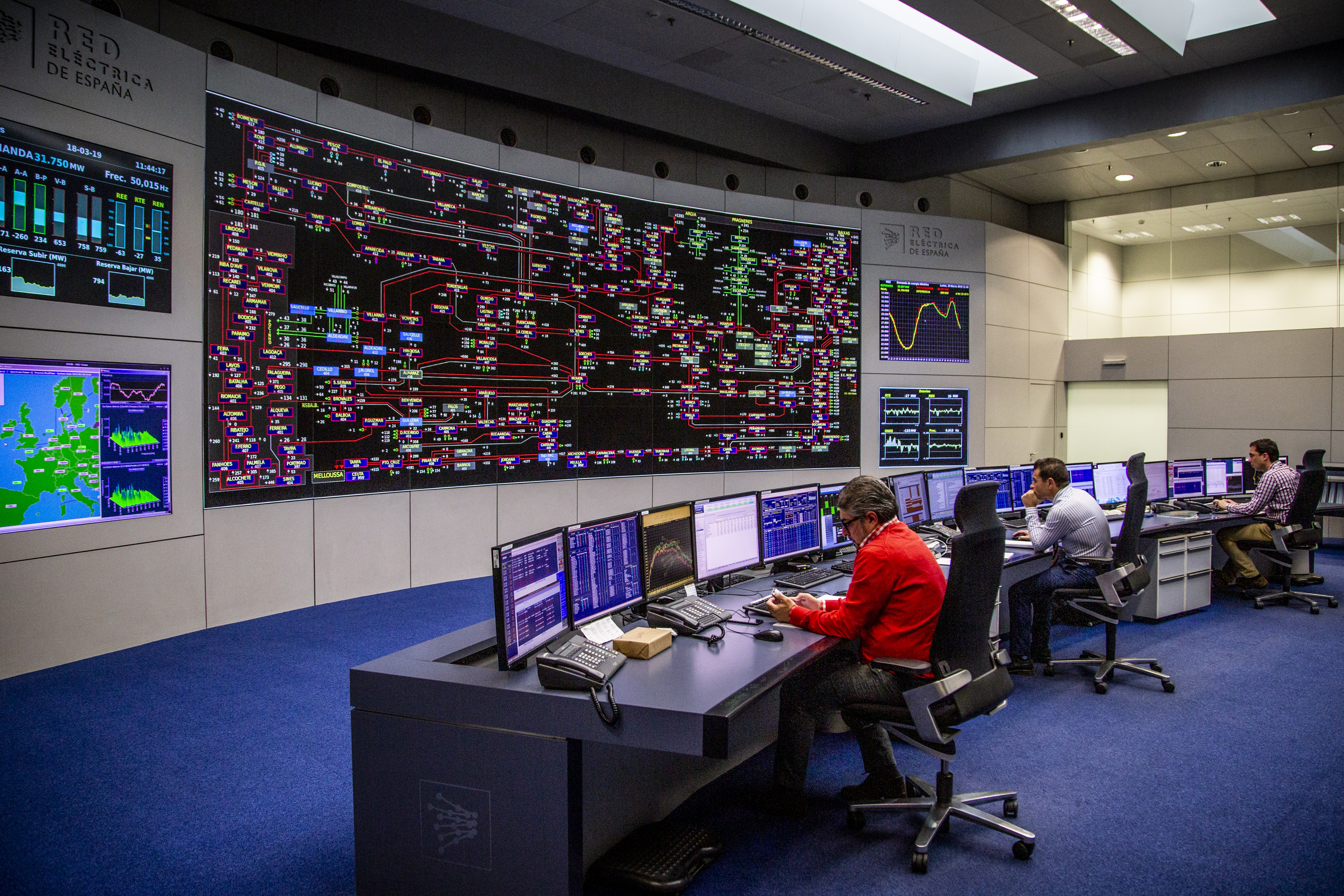 Centro de Control Eléctrico (Cecoel) y Centro de Control de energías renovables (Cecre) de Red Eléctrica de España