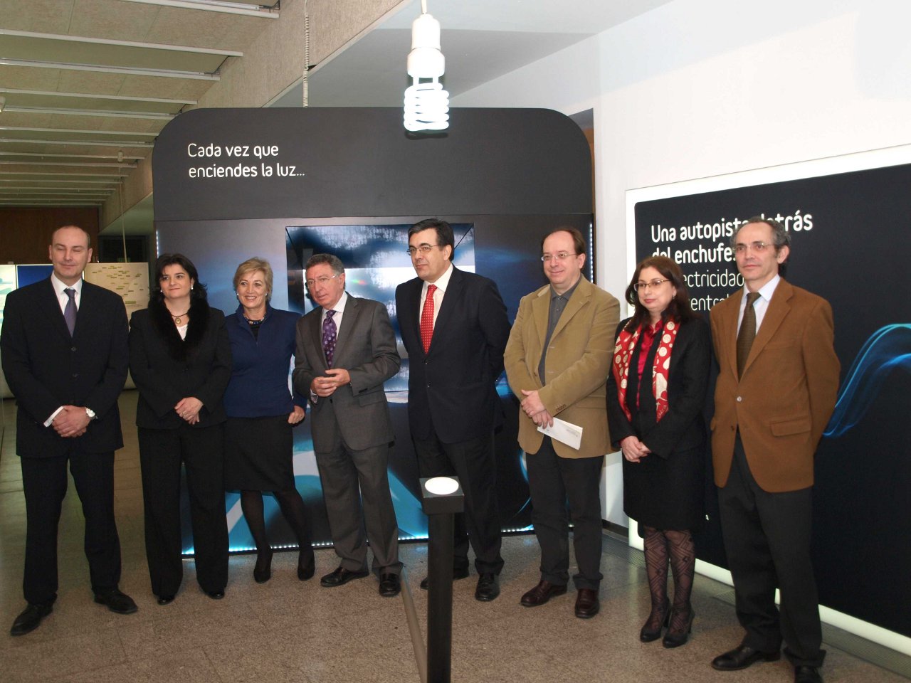 Inauguración de ExpoREE en Logroño Presencia de autoridades en la inauguración.