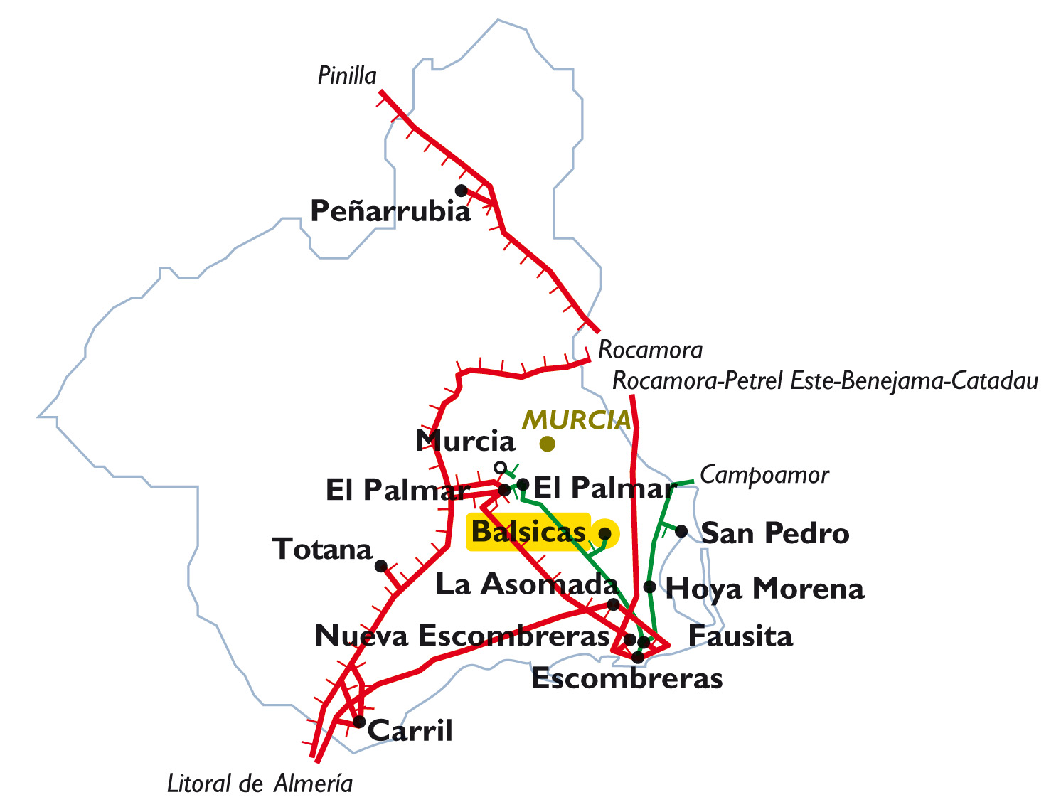 Mapa balsicas