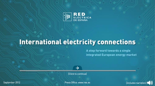 Infograph: Internacional electricity connections Go to the information