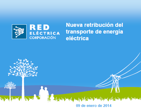 Portada "Nueva retribución del transporte de energía eléctrica".