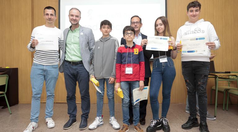 Equipo ganador de 2º ESO, del Colegio San Calixto.