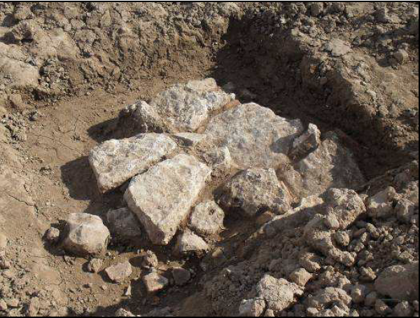 Detalle de la excavación de Sequer de San Bernat, Alzira