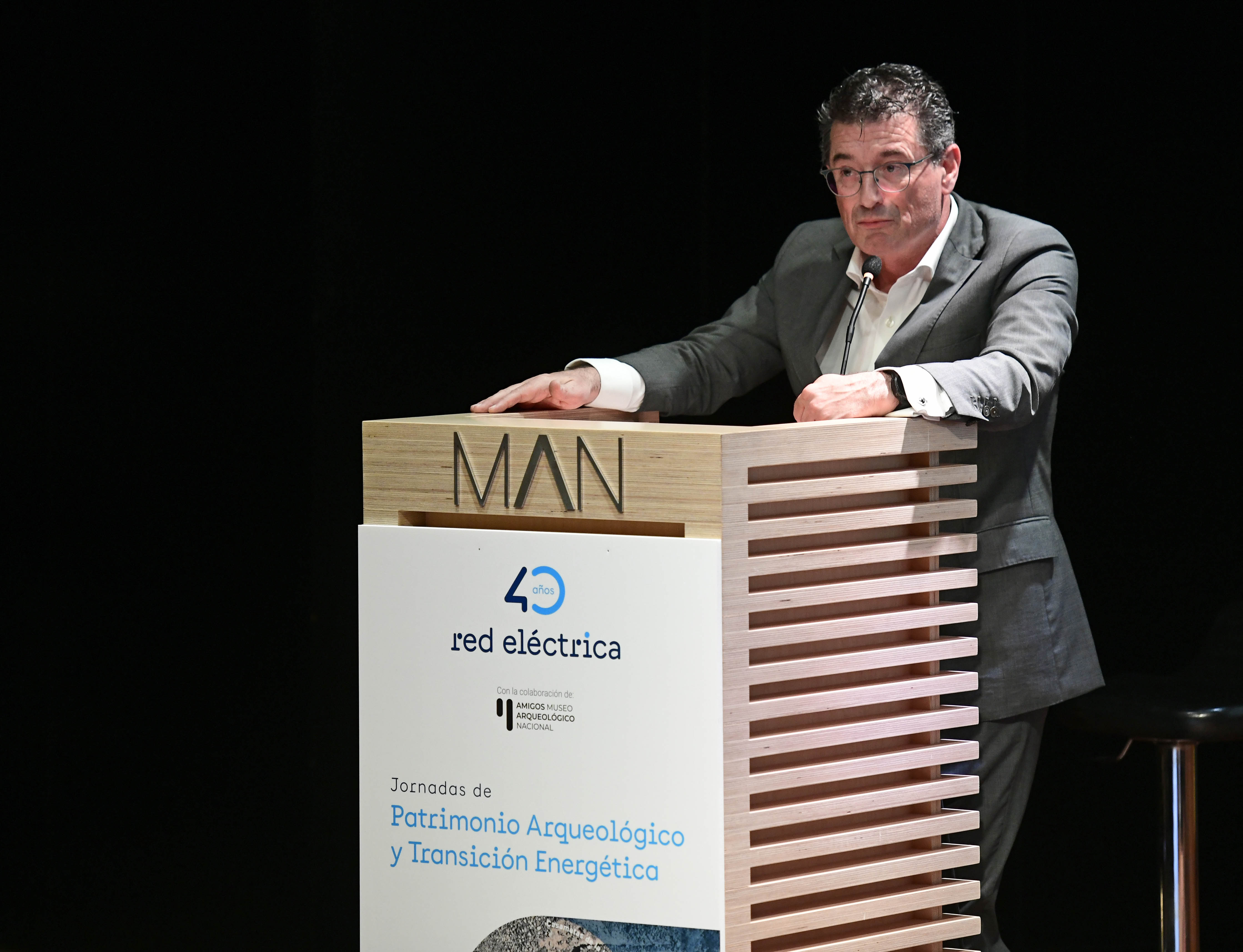 El director de Apoyo al Desarrollo de las Instalaciones de Red Eléctrica, Luis Velasco, durante la clausura de las jornadas.