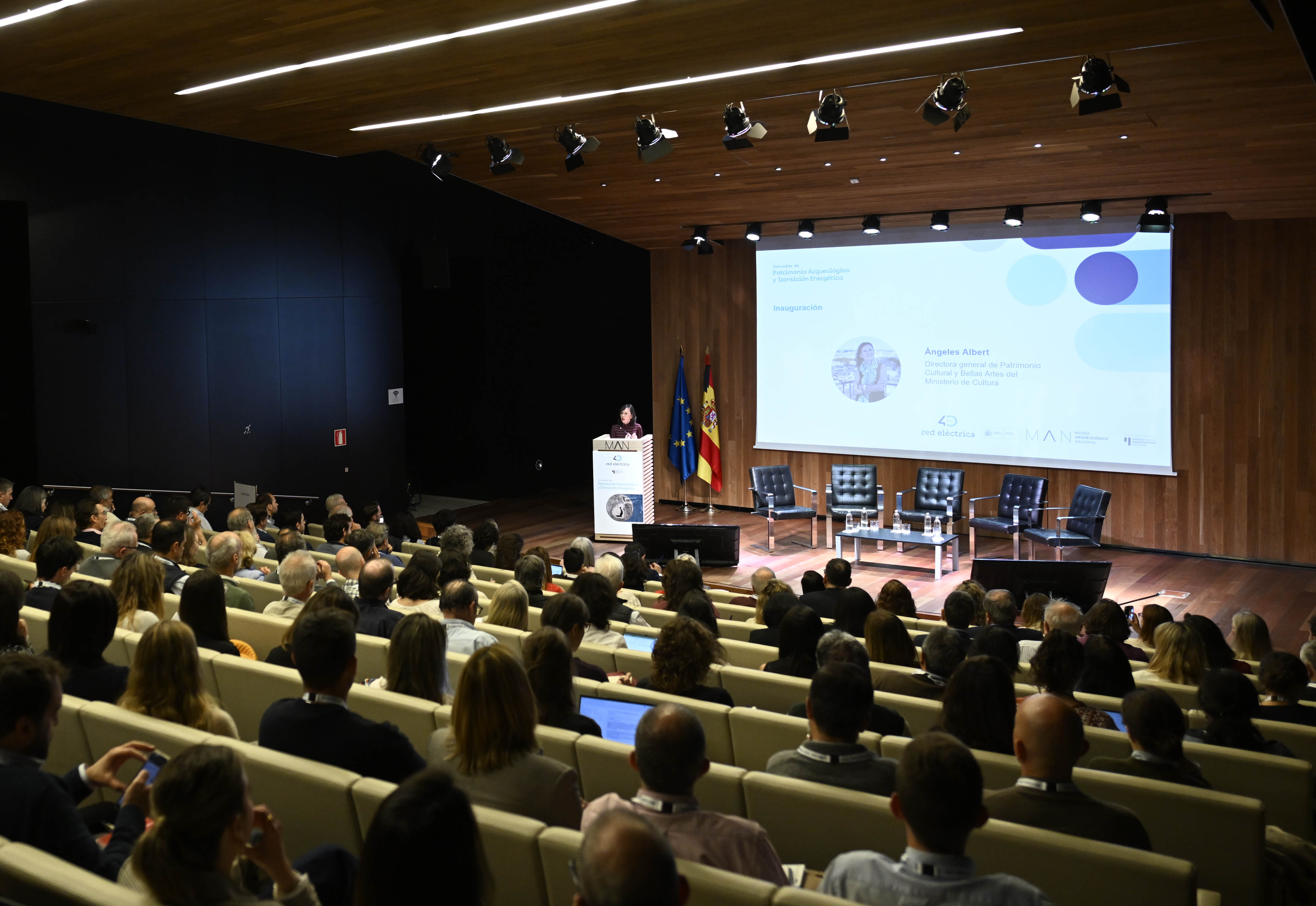 Más de 250 representante de administraciones, instituciones, empresas y expertos en arqueología han participado en las Jornadas de Patrimonio Cultural y Transición Energética celebradas el 24 y 25 de abril en el Museo Arqueológico Nacional. Red ha descubierto 40 hallazgos en el desarrollo de sus infraestructuras en los últimos años. 
