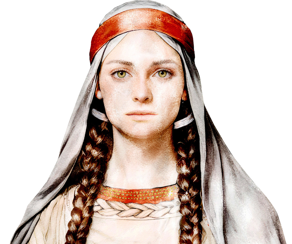 Acuarela de la "Princesa de los Cárpatos"