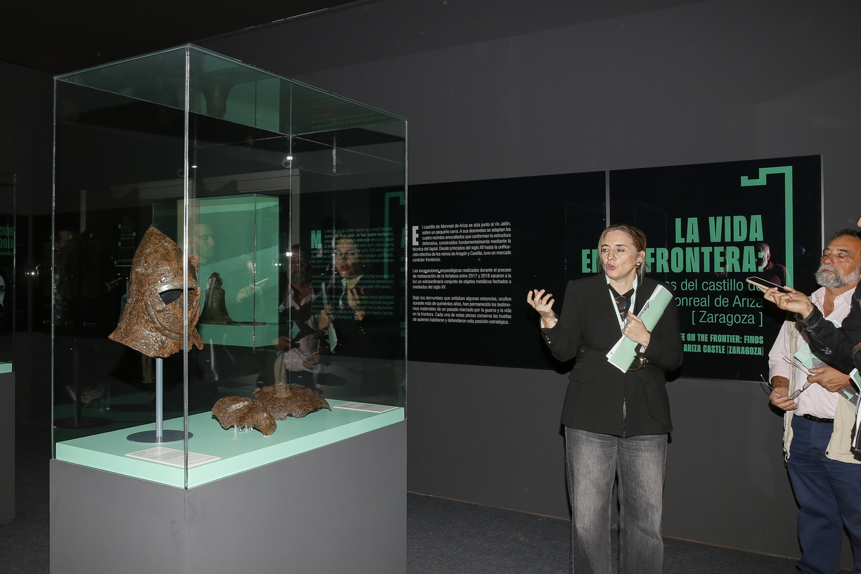 Inauguración de la exposición ‘La vida en la frontera. Hallazgos del Castillo de Monreal de Ariza’