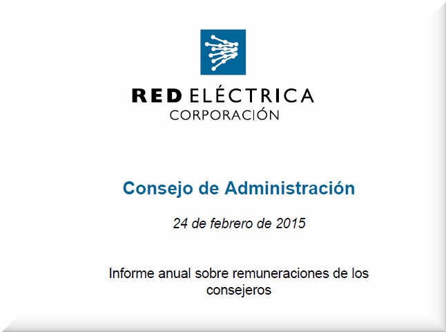 Portada del Informe anual sobre remuneraciones de los consejeros.