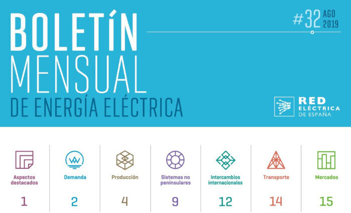 Boletín mensual. Agosto 2019 Boletín mensual. Agosto 2019