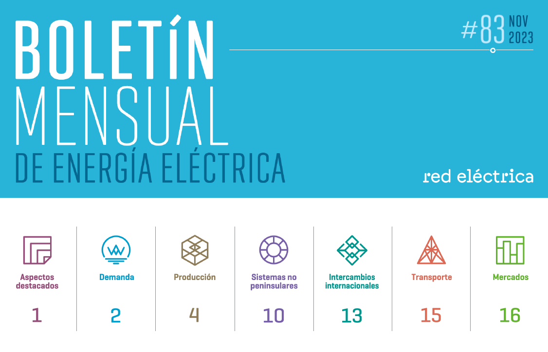 Boletín mensual. Noviembre 2023 Boletín mensual. Noviembre 2023
