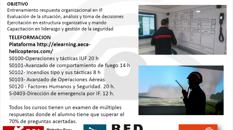 Curso Director Extincion Incendio Forestal Para Personal De La Junta De Extremadura Y De La Diputacion Foral De Vizcaya Red Electrica De Espana