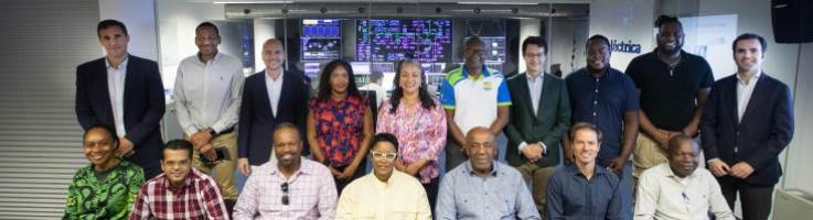 Ministros de Energía de países del Caribe visitan el Centro de Control Eléctrico de Red Eléctrica en las Illes Balears. Ministros de Energía de países del Caribe visitan el Centro de Control Eléctrico de Red Eléctrica en las Illes Balears.