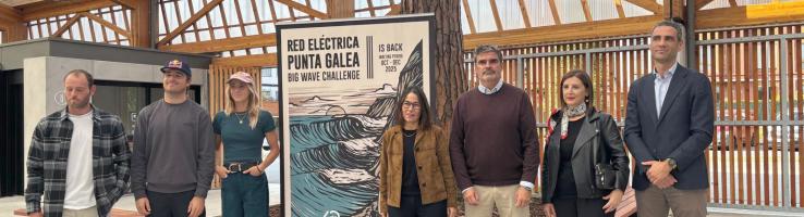 Presentación del 'Red Eléctrica Punta Galea Big Wave Challenge', el campeonato internacional de surf de ola grande más importante del continente