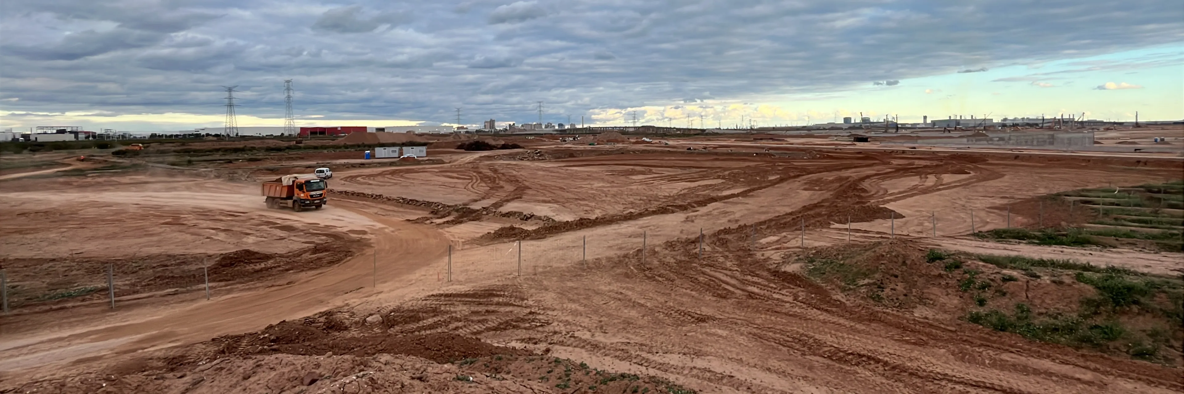 Área donde se levantará la subestación de 220 kV de Saguntum