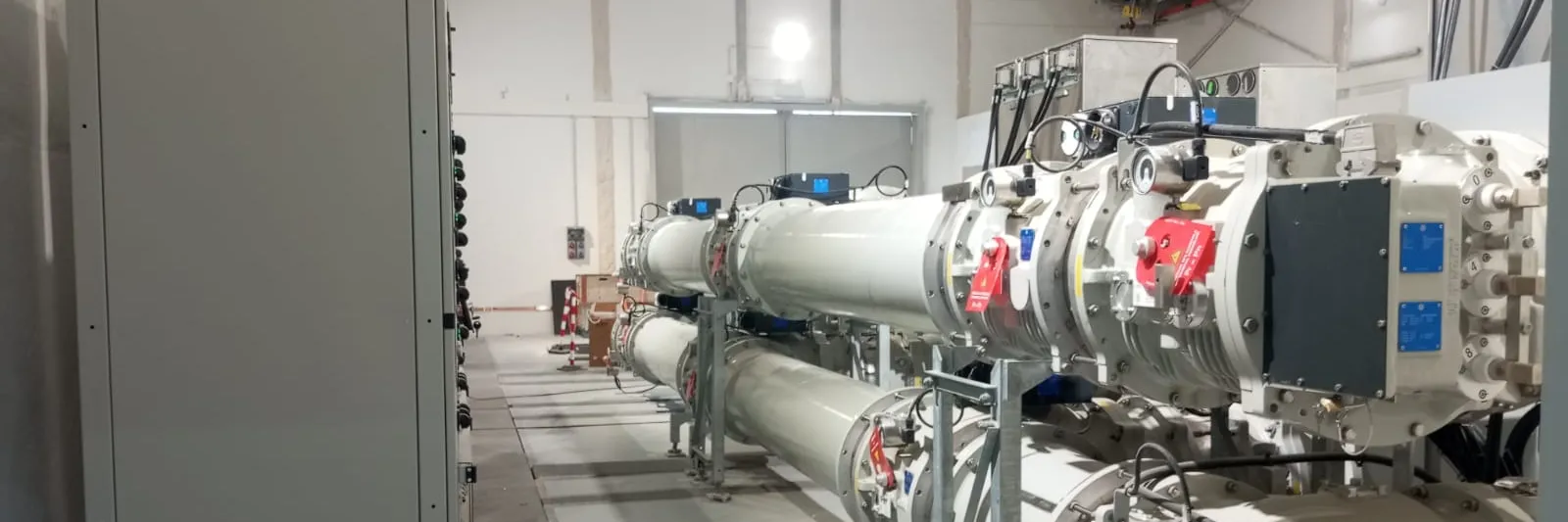 Interior de la subestación Vírgen de África en Ceuta