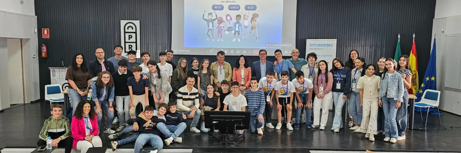 Finalistas de la final de Entreredes en Extremadura.
