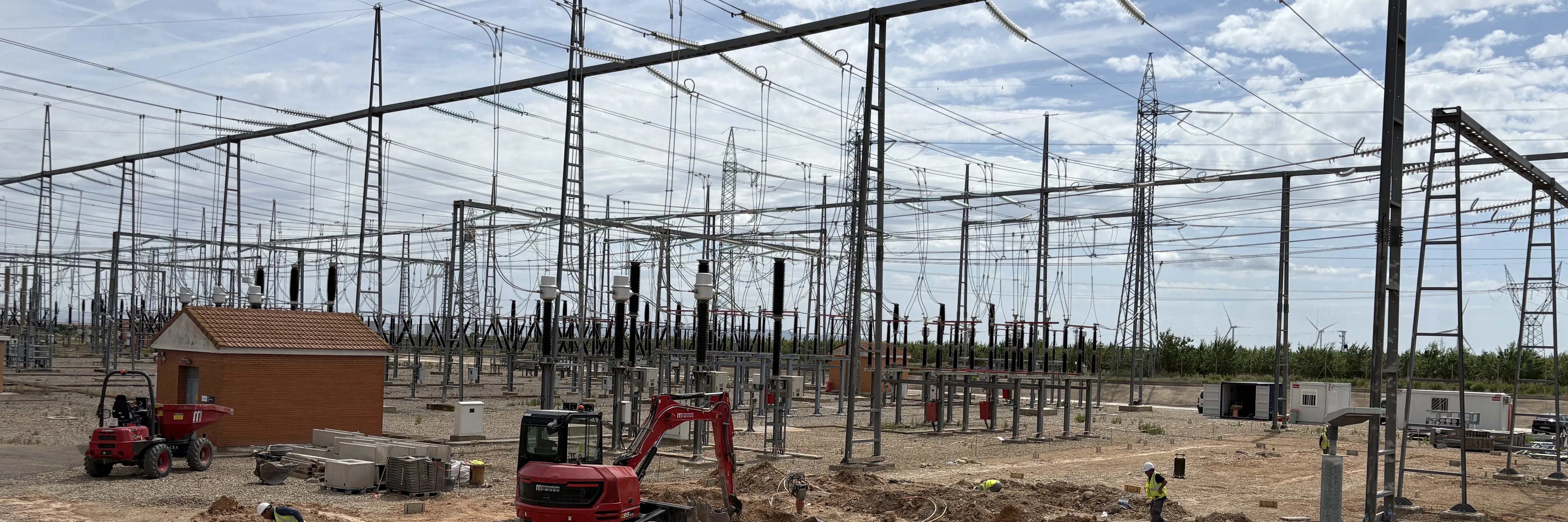 Red Eléctrica amplía la subestación de Magallón para impulsar el tejido industrial y reforzar la red de transporte en la provincia de Zaragoza