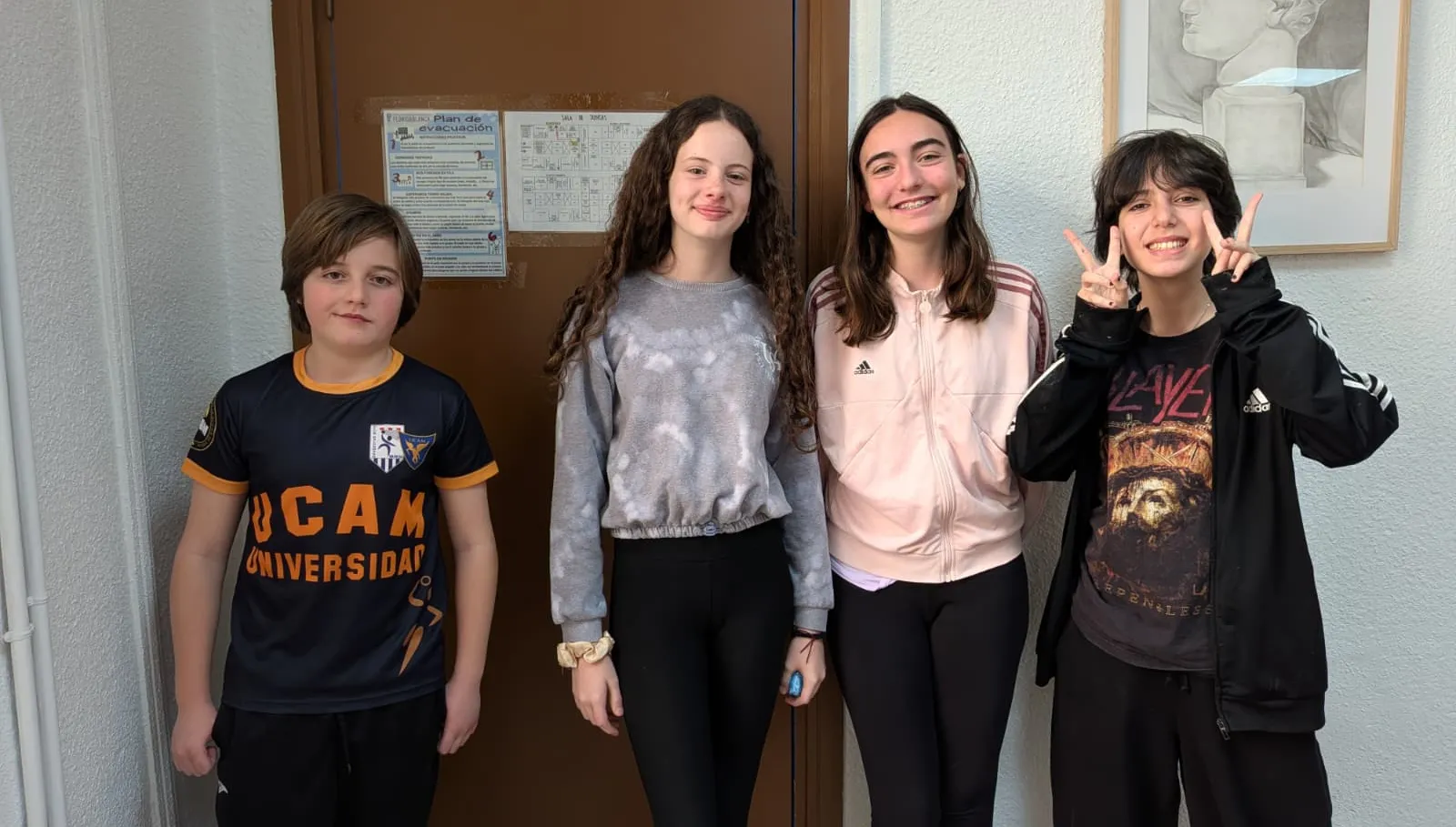 Alumnos finalistas del IES Floridablanca de Murcia.