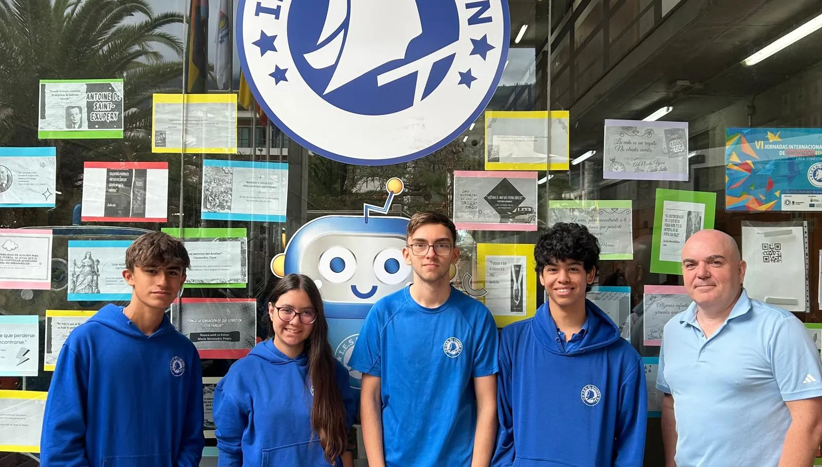 Ganadores de 4º de la ESO de la final de las Olimpiadas Entreredes de Canarias.