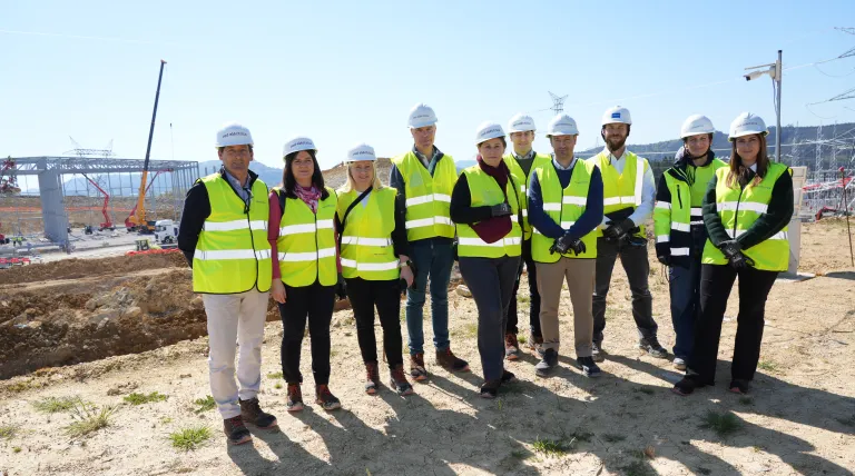 Una delegación de CINEA comprueba de primera mano el avance de las obras a ambos lados de la frontera en Gatika, Lemoniz, Cubnezais, Ambès y Seignosse.