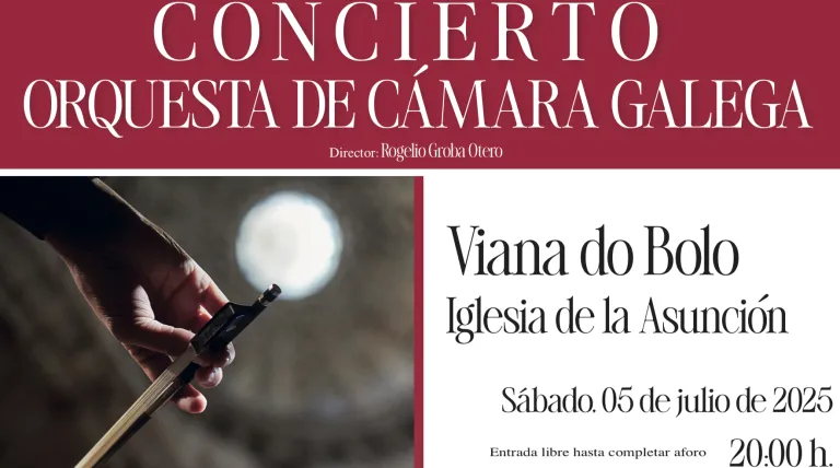 Viana do Bolo, protagonista del segundo concierto de música clásica en Galicia por el 40 aniversario de Red Eléctrica 
