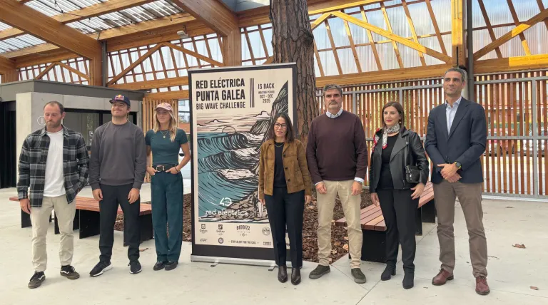 Presentation of the ‘Red Eléctrica Punta Galea Big Wave Challenge’, the leading international big wave surfing competition in Europe