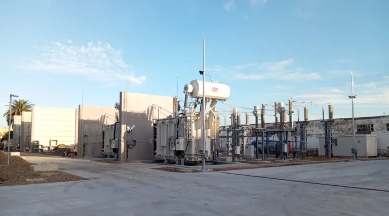 Exterior de la subestación Virgen de África