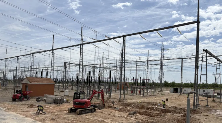 Red Eléctrica amplía la subestación de Magallón para impulsar el tejido industrial y reforzar la red de transporte en la provincia de Zaragoza