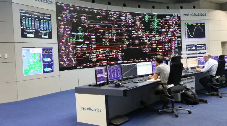 Centro de Control Eléctrico de Red Eléctrica.