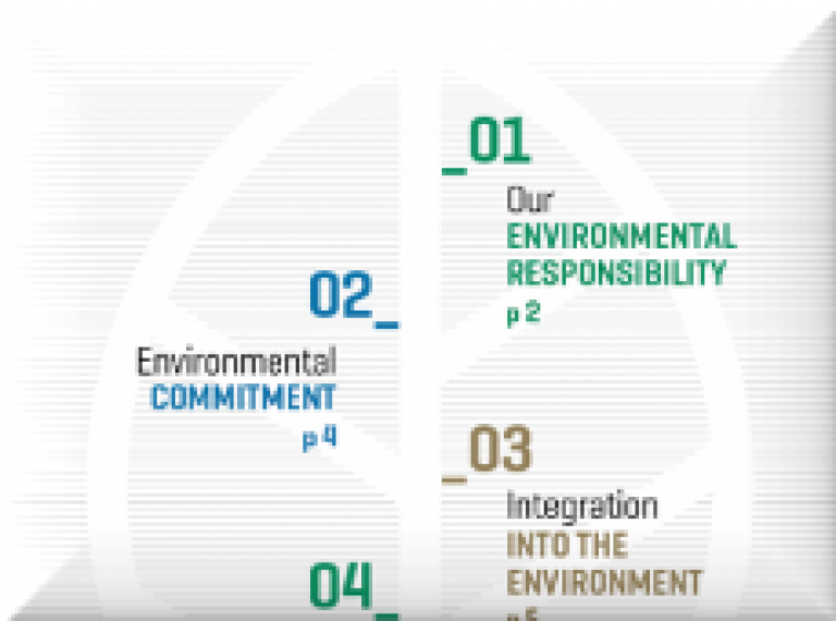 Go to "Environmental Committment 2015"