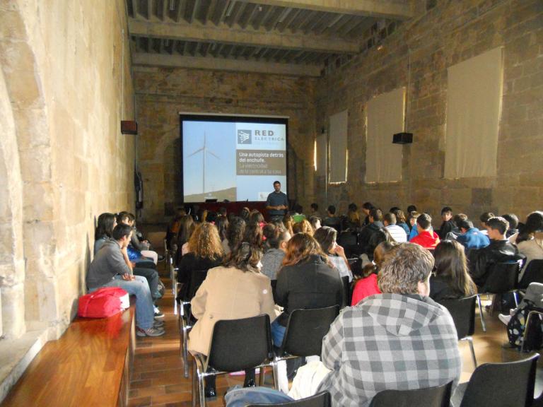 Information sessions in educational centres in Castilla y León.