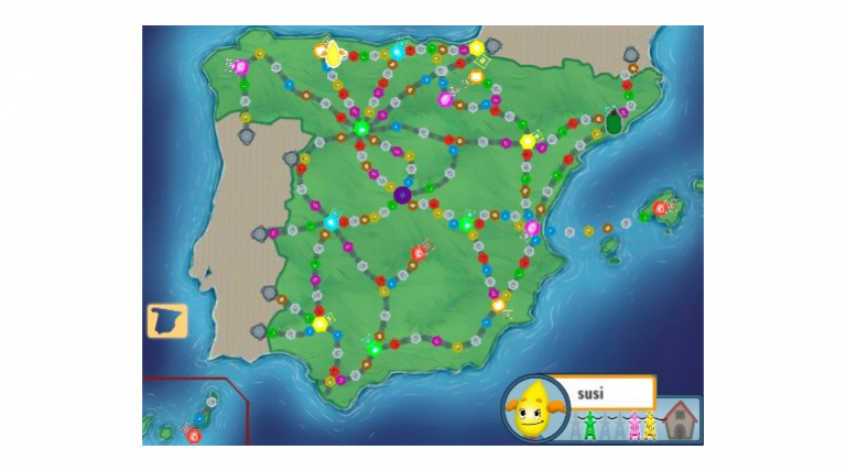 Los jugadores recorren el país viajando por las principales líneas y subestaciones de la red de transporte de electricidad, a medida que van acertando preguntas de seis materias diferentes (Física y Química; Geografía e Historia; Lengua y Literatura; Matemáticas; Sector eléctrico, y Ocio).