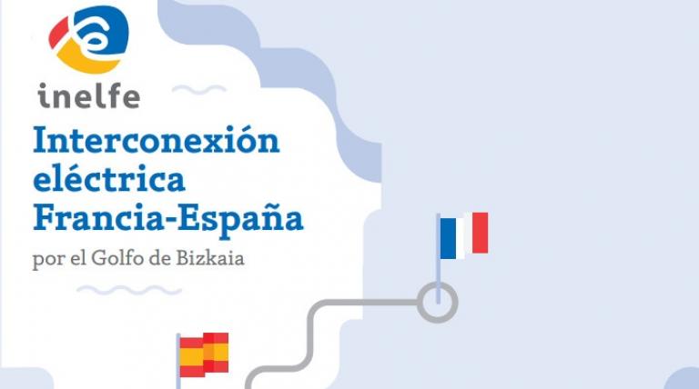 Ir a inelfe Interconexión eléctrica Francia-España Portada del folleto de inelfe