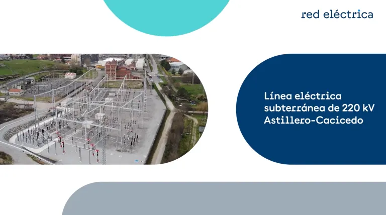 línea eléctrica subterránea Cacicedo- Astillero