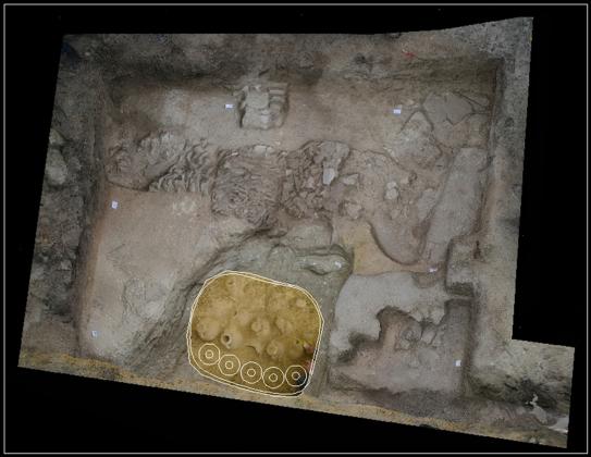 Tesoro en el lugar del hallazgo