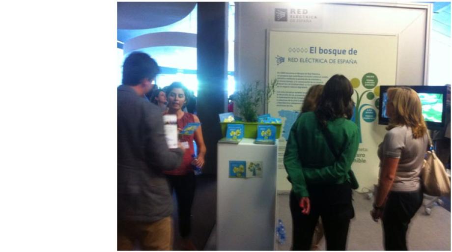 El Bosque de Red Eléctrica fue una de las iniciativas expuestas en el CSR MarketPlace en la categoría “Responsables con la biodiversidad”.