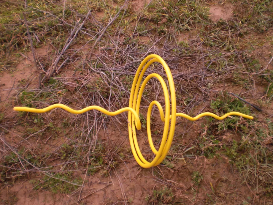 Salvapájaros en forma de espiral.